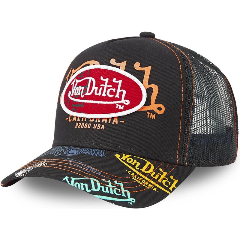 Von Dutch BRA BLA2 Black Trucker Hat 