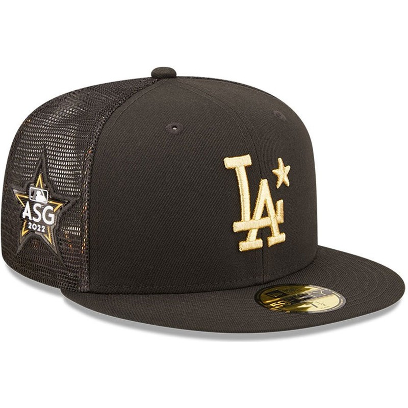 New Era Flat Brim Golden Logo 59FIFTY 